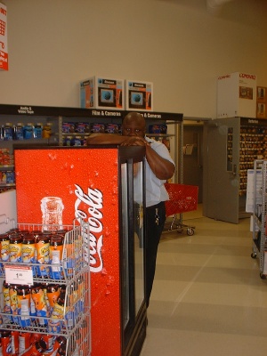 Tracey (GM) in his usual spot!