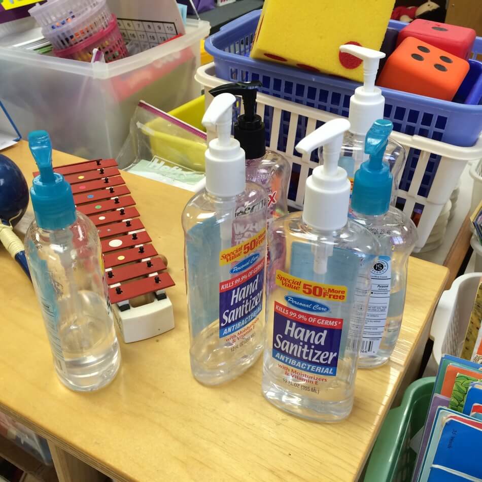 sanitizer station